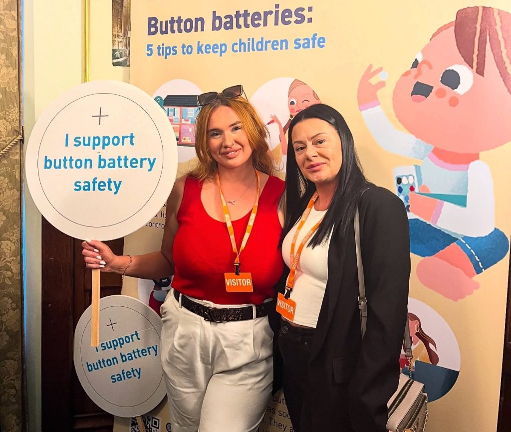 Mother tells heartbreaking story of two-year-old daughter Harper-Lee Fanthorpe who died after swallowing button battery that burned through her oesophagus.