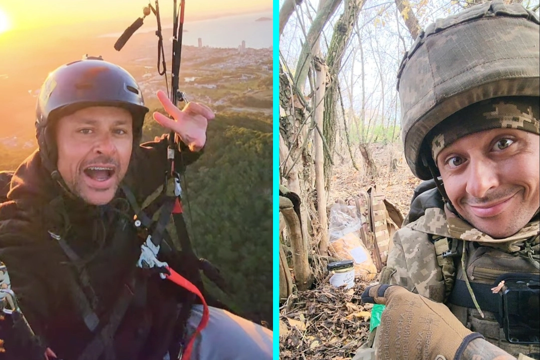 Ukraine war volunteer Thiago Ohlson dies in paragliding accident shortly after returning from front line. The experienced pilot collided with tree in Penha, Brazil.