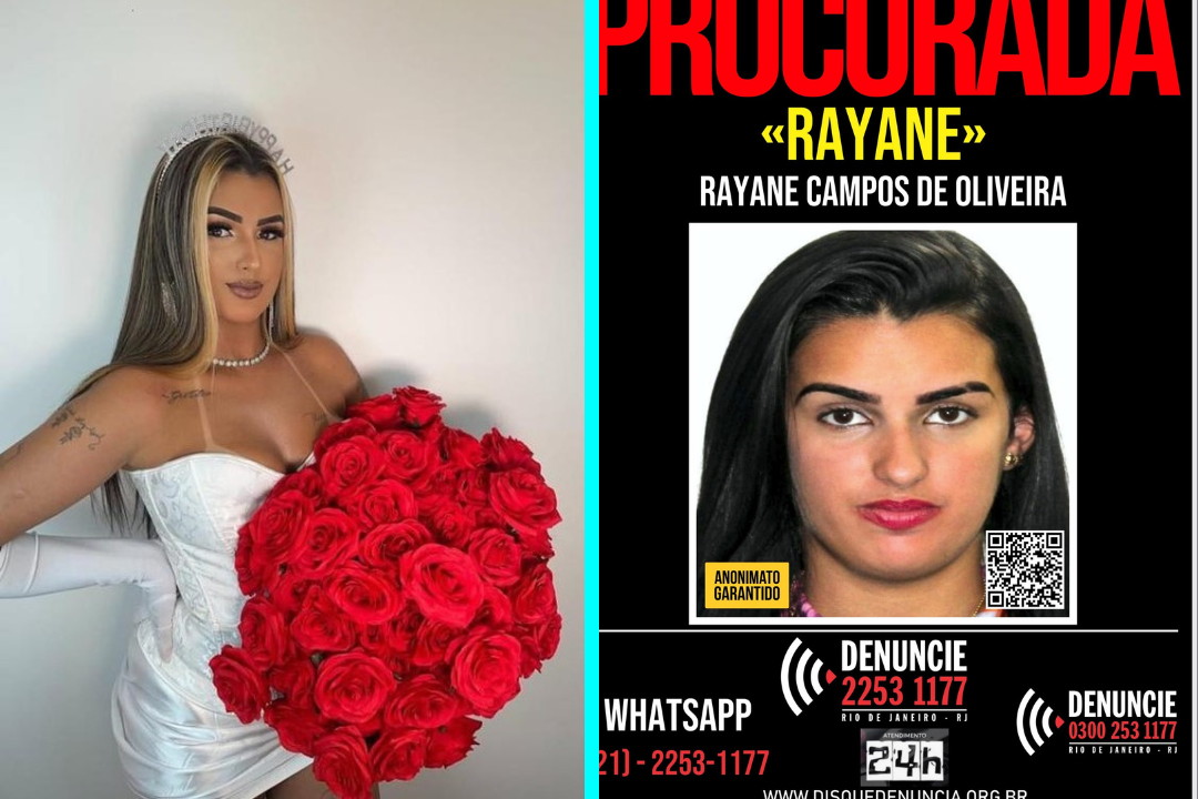 Gang leader with 25 convictions arrested for drugging and robbing British tourists in Rio. Raiane Campos de Oliveira caught after hiding in favela since August.