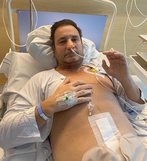 Banker Peter Källberg survived 4 cardiac arrests and 13 surgeries during 7-year cancer battle - hospital workers dubbed him the man who refuses to die. Now cancer-free.