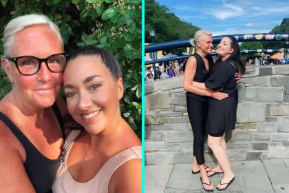 Woman, 35, married to wife 19 years older hits back at trolls who claim she has mummy issues and that it's just a phase - they wed within three months of meeting online.
