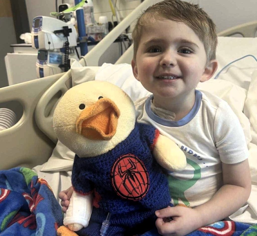 Three-year-old Elijah John needs a lifesaving bone marrow transplant after being diagnosed with primary HLH - a rare genetic disorder where every infection could be fatal.