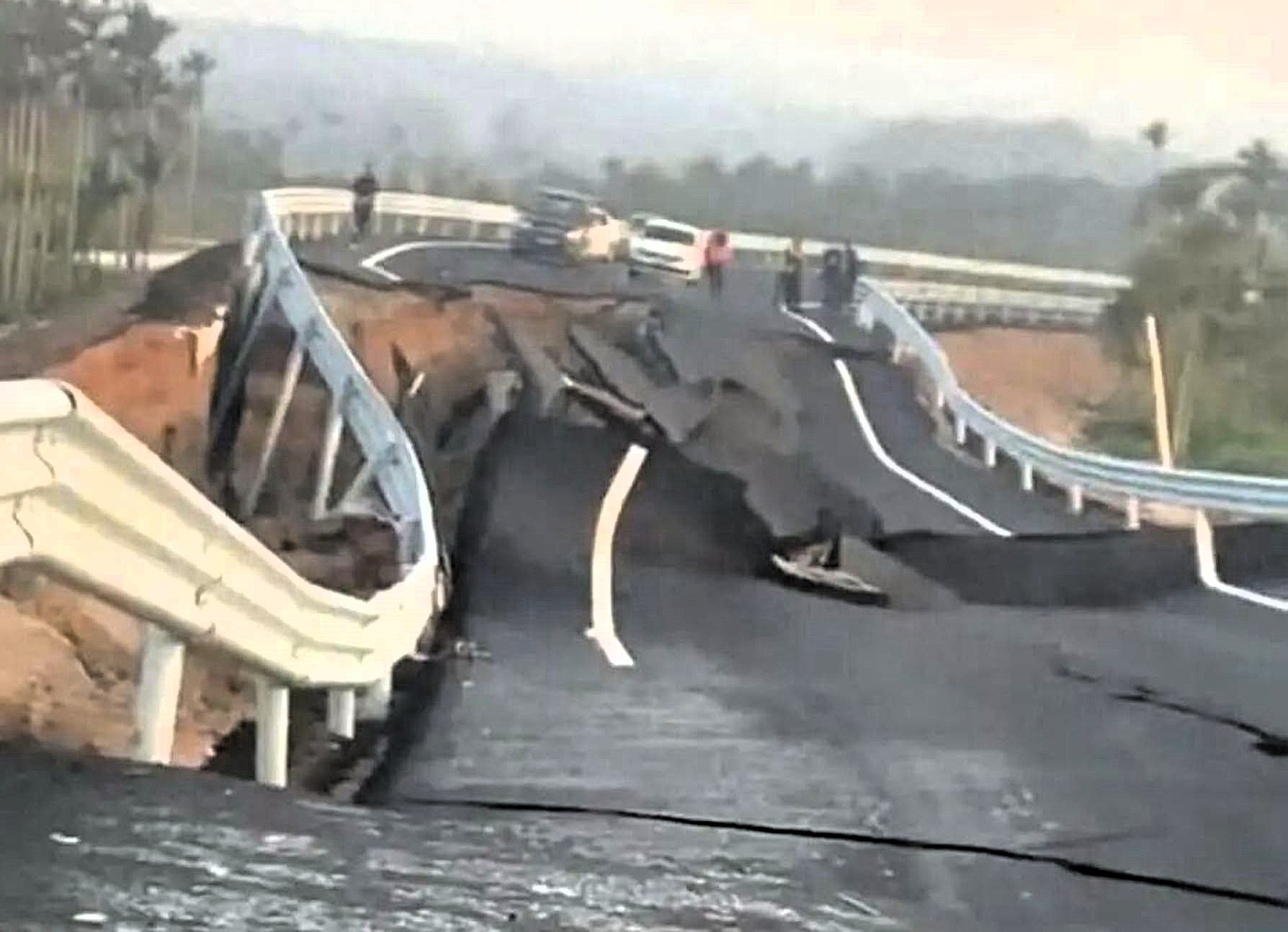 Brand new road collapses days before opening | Need To Know