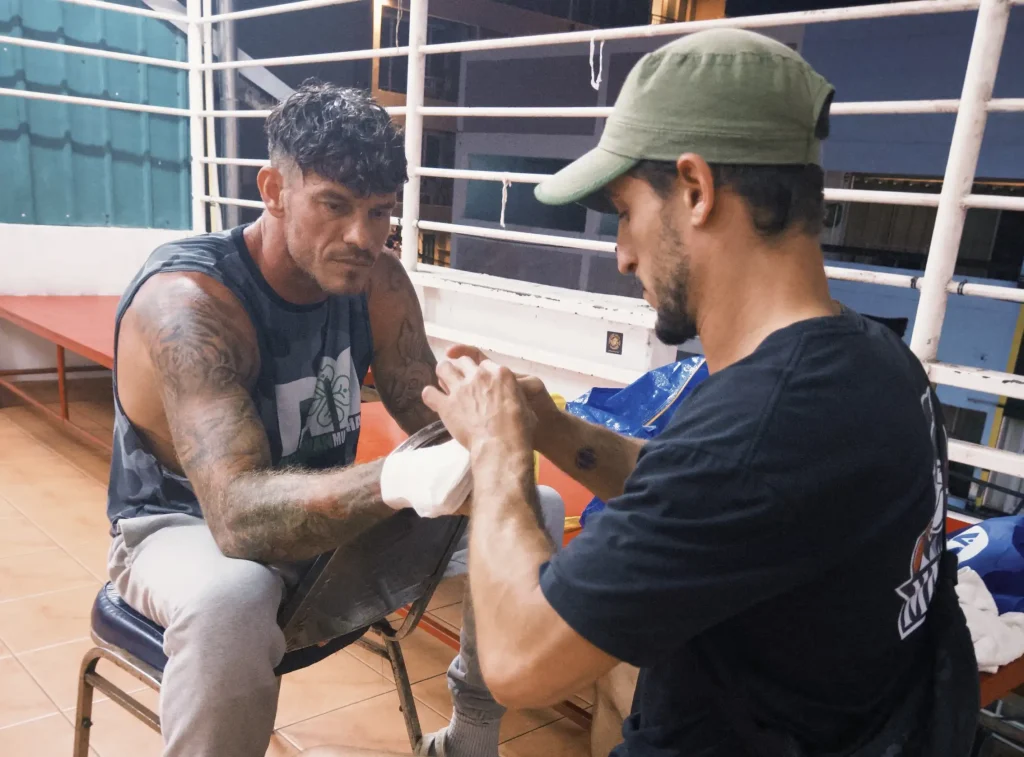 Sales director, 44, quits corporate job after hitting rock bottom with addiction and burnout. He moves to Thailand to pursue Muay Thai dreams and runs wellness retreats.