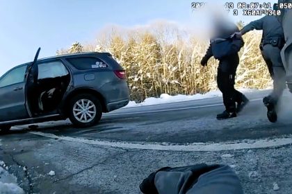 Shocking bodycam footage captures moment police officer is hit by car at intersection in New York - State Trooper Bailey Martin survived with only minor injuries from the crash.
