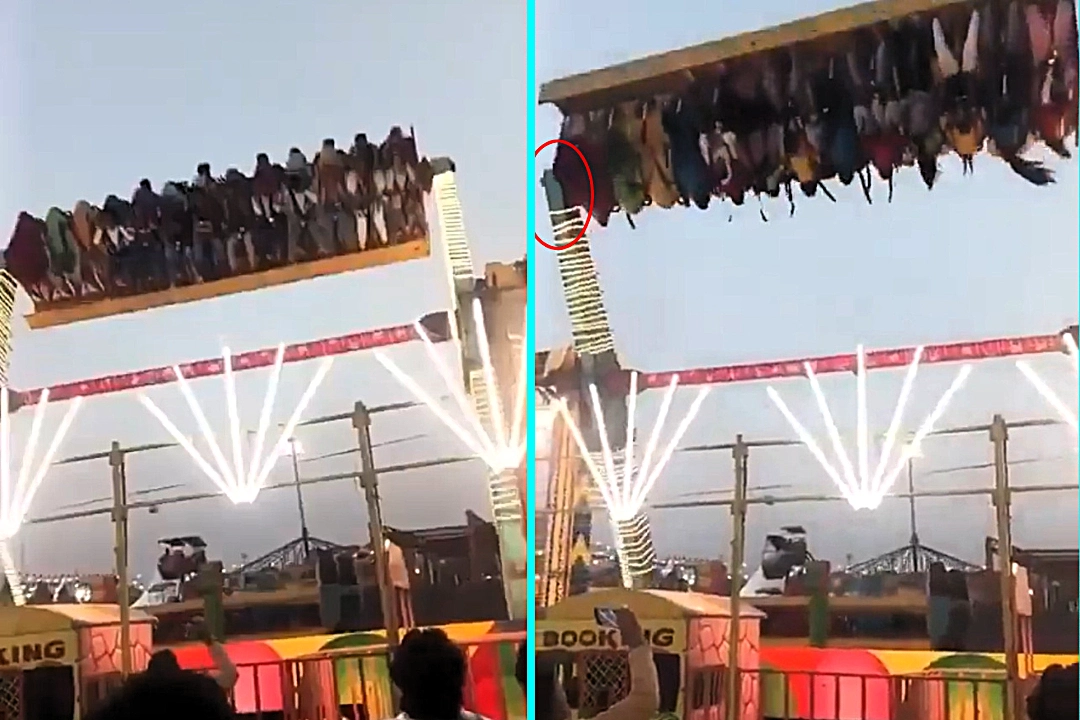 Police officer killed rescuing fairgoers after Tsunami carnival ride collapses at Surajkund Fair in India. Inspector Jagdish Prasad and 13 others injured in Faridabad.