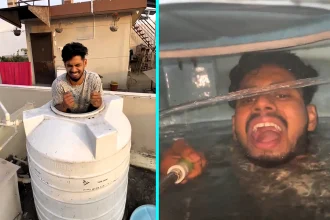 A 21-year-old daredevil spent 24 hours sealed inside a tiny water tank to test his mental limits - and says the hardest part was not quitting when his mind told him to stop.