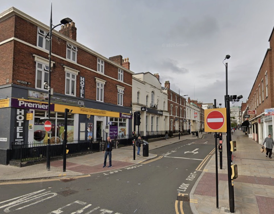 A group of youngsters went on an egging rampage through Wolverhampton city centre on Valentine's Day - targeting a bus driver, a delivery rider and members of the public in shocking footage.