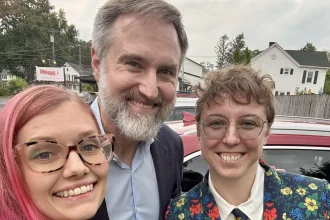 A former single mum raising her kids with two partners says polyamory transformed family life - and now she's on a mission to prove the nuclear family isn't the only way to thrive.