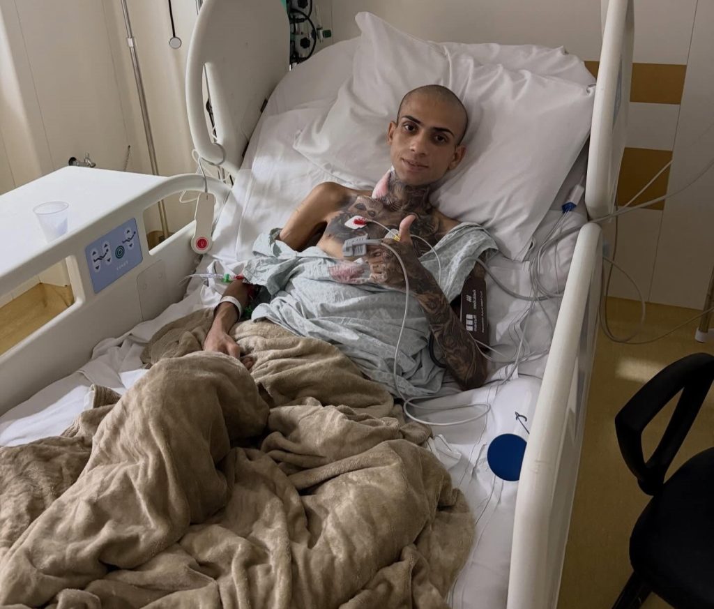 Young influencer Jota Surfista reveals devastating cancer, cirrhosis and thrombosis diagnosis caused by years of alcohol and drug abuse - now warning others to change their ways.