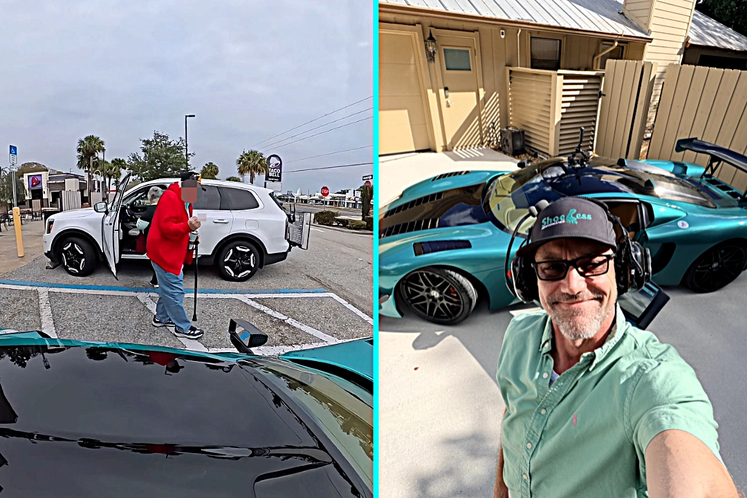 Injured veteran slammed for parking luxury GTM501 in disabled bay hits back at trolls. Sean Jackson suffers spinal injuries from 2005 combat. Video gets 1.6m views.