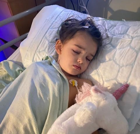 Mum's heart feels ripped out as 6-year-old Olivia's brain cancer returns terminal just 3 months after being cleared. Family desperately fundraising for US trial.