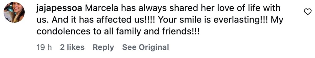Social media comment on the post of Cancer influencer Marcela França Brito dies aged 43 from cervical cancer. Brazilian mum had 56,600 Instagram followers and fulfilled Disney dream before passing.