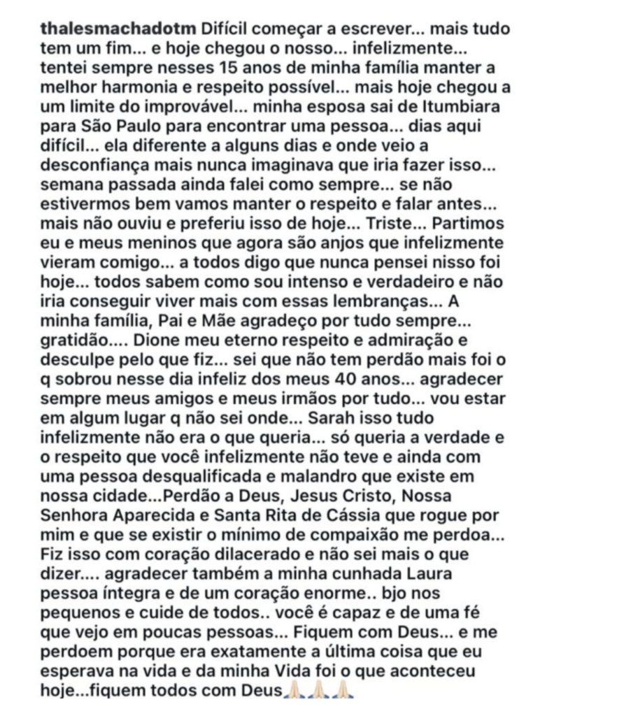 Senior official allegedly shot his two sons after private detective filmed wife kissing another man. The 12-year-old died and his brother is critical in Brazil.