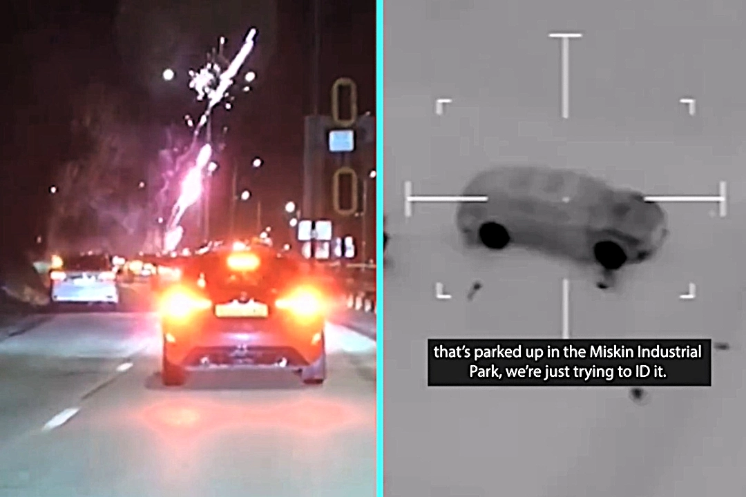 Driver shoots fireworks from moving car while swerving through traffic on A4232 in Cardiff. Ahmed Kadoora jailed 8 months and banned from driving for 2 years.