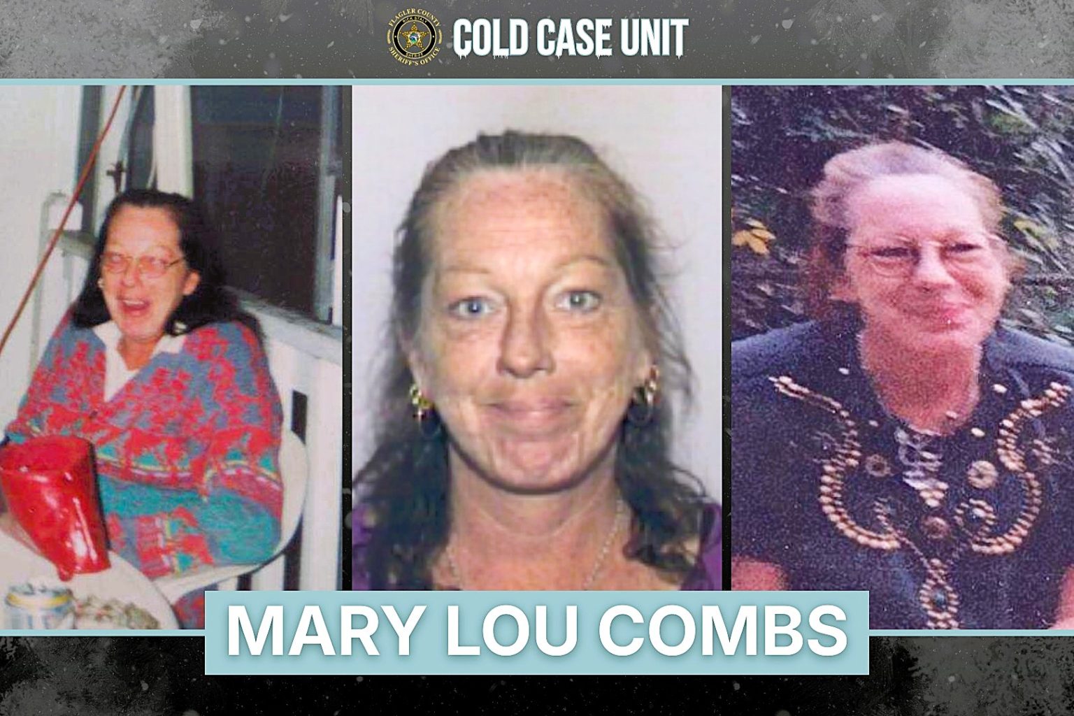 Remains of mum Mary Lou Combs found inside submerged car more than 20 years after she vanished in Florida - she disappeared in 2003 after leaving her home and three children.