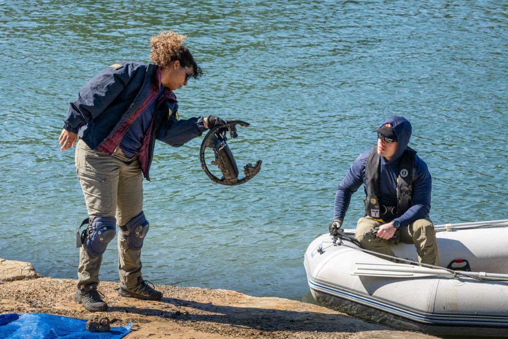 Remains of mum Mary Lou Combs found inside submerged car more than 20 years after she vanished in Florida - she disappeared in 2003 after leaving her home and three children.