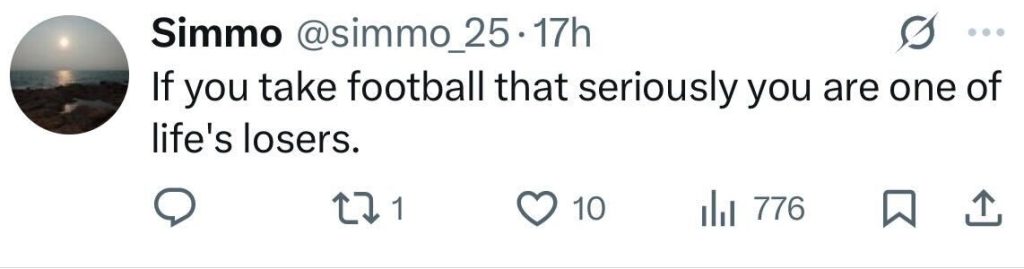 Social media comment on the post of West Ham fans brawl in home end during Man United clash. Fists fly at London Stadium as relegation-threatened Hammers draw 1-1. Father yells I have kids here.