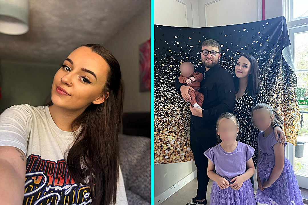 University student aged 21 becomes legal guardian of her twin 9-year-old sisters after their mum died from bowel cancer at 42. Now raising them with her own toddler.