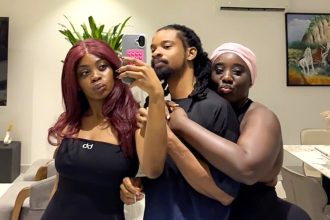 Throuple face family disapproval after 8 years together. Jeffrey Eneyi, 33, with Chidinma, 29, and Precious, 26, from Lagos say truth and communication, not sex, are key.