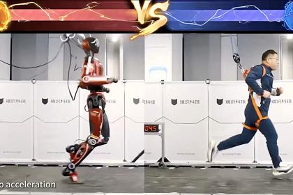 Robot Bolt sprints 10m per second - faster than women's world record. Chinese firm MirrorMe Technology creates humanoid robot that can run 100m in 10 seconds flat.