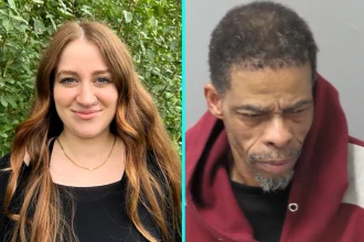 Woman shot dead at Starbucks drive-through in St Louis. Sam Linehan, 28, killed. Keith Brown, 58, arrested for murder. Suspect linked to two prior armed robberies.