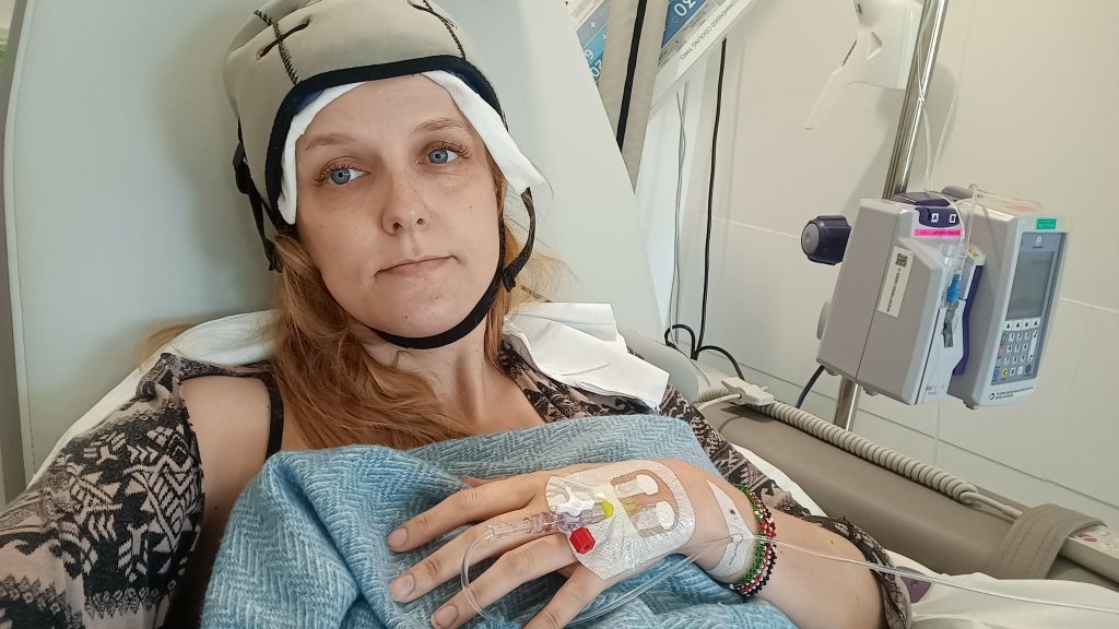 Mum Caroline Padmore spent seven years visiting A&E with severe pain before doctors finally found multiple tumours - her advanced ovarian cancer was missed time after time.