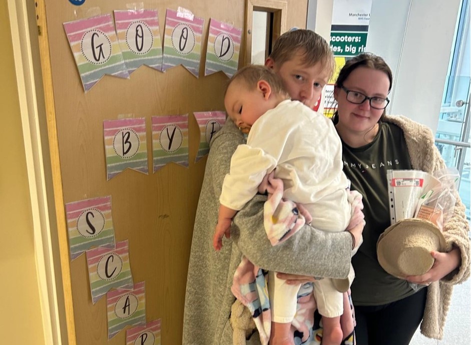 A 22-month-old girl with no Covid symptoms suddenly collapsed and was diagnosed with a rare brain condition - leaving her parents watching her tiny body "turn to stone" overnight.