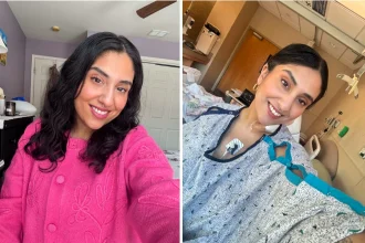 Woman who loved binge-drinking and late-night meals suffers heart failure at 30 - with her heart pumping at just 25% capacity forcing a radical lifestyle change.