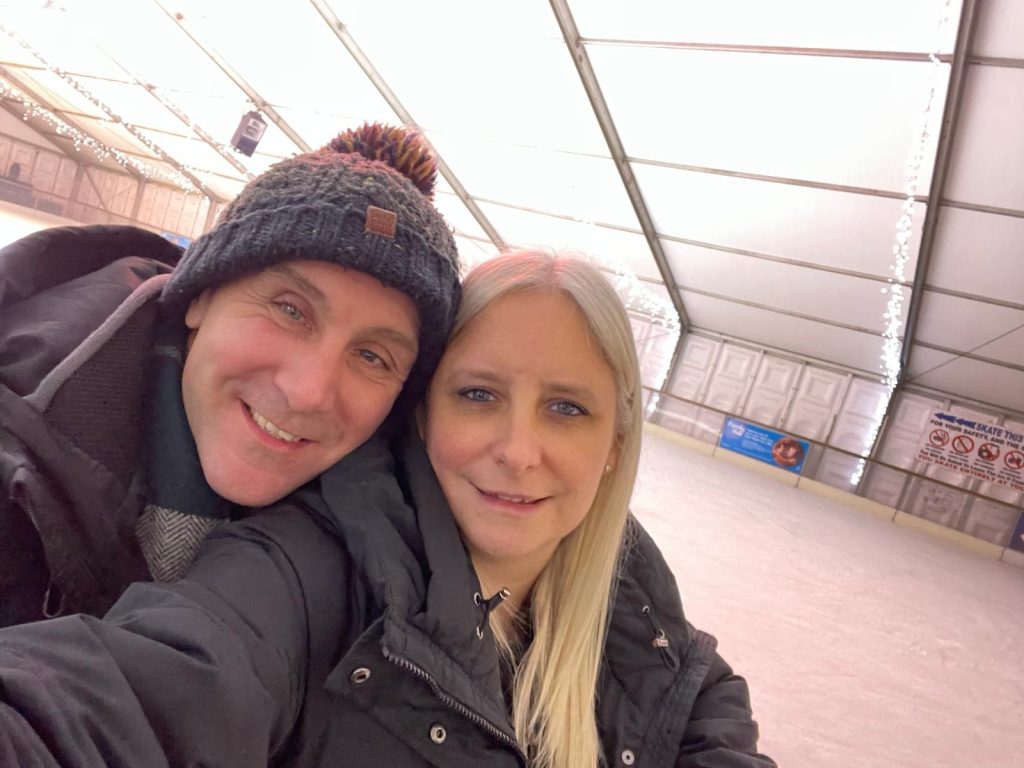 A British dad had his eyeball removed after a stranger's fingernail slashed his eye during a pool volleyball game on a family holiday in Mexico - leaving him blind in one eye.