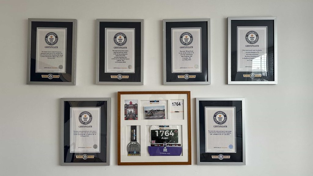 A British fitness coach has set a Guinness World Record by completing 29 explosive 180-degree plyometric push-ups in one minute, showcasing incredible strength and agility.