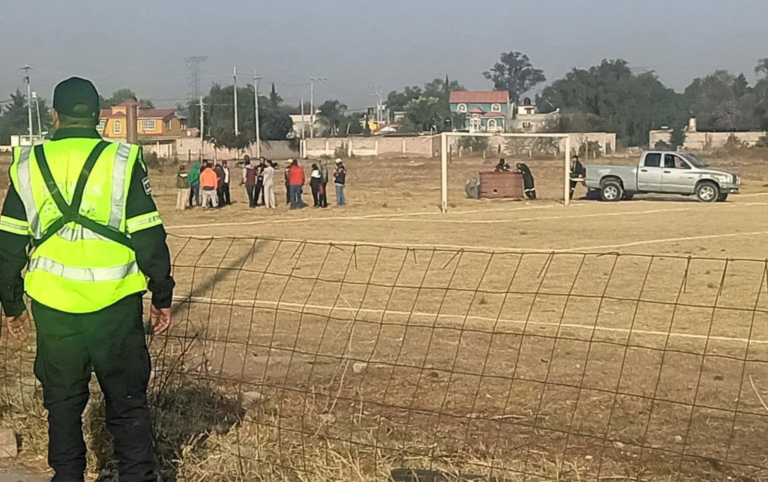 British couple seriously injured after hot air balloon hits power lines and crashes during tour over ancient pyramids near Mexico City - locals say it was an accident waiting to happen.