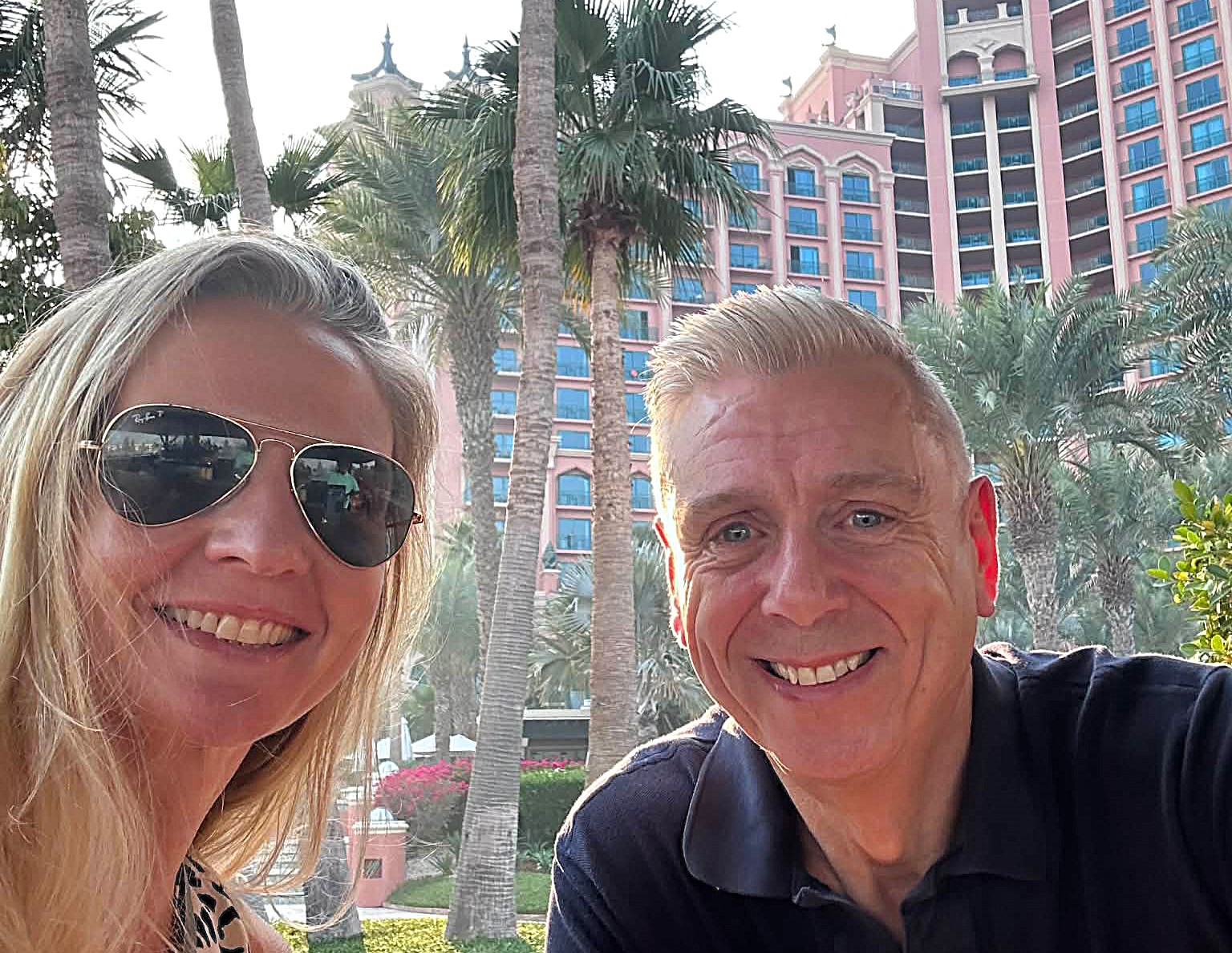 A British woman with stage three lung cancer is stranded in Dubai as flights are cancelled due to the US-Israeli war with Iran - desperate to get home for her first chemotherapy.