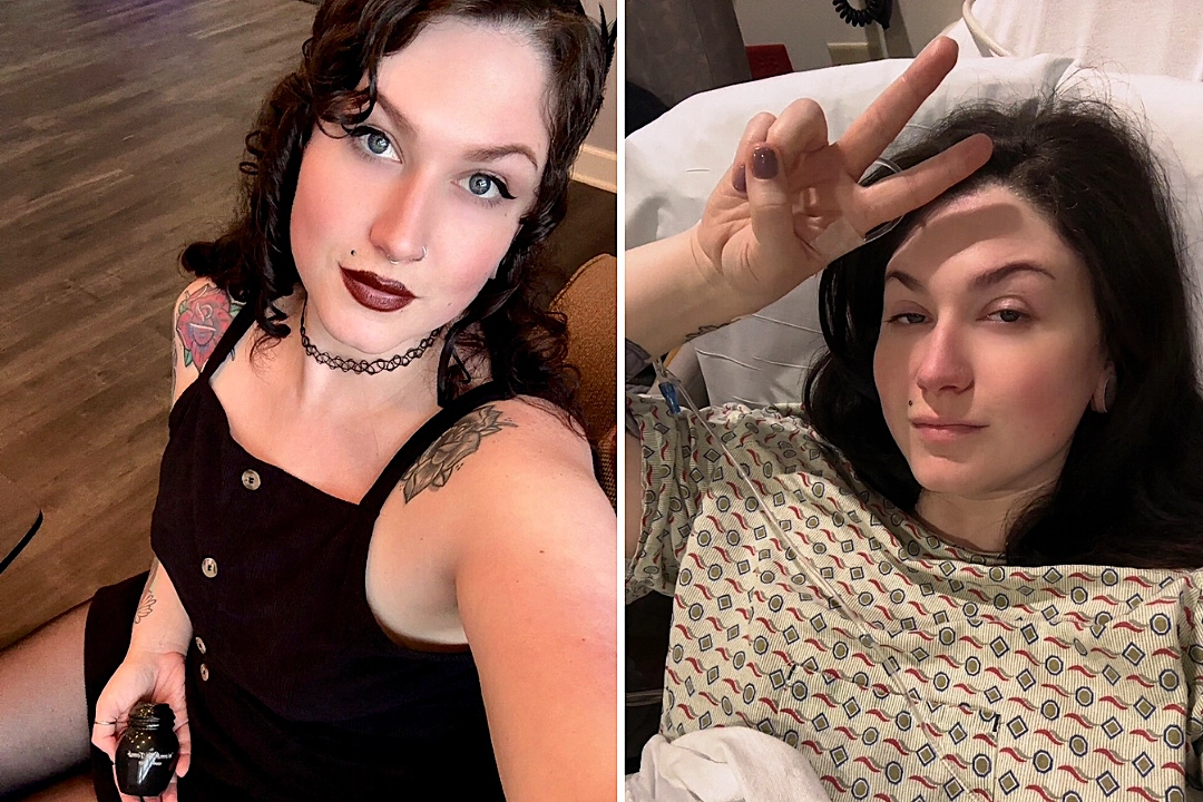 A mum's organs collapsed and crushed her uterus six months after giving birth - she then had it cremated and now keeps the ashes in an urn engraved with "Womb to Tomb".