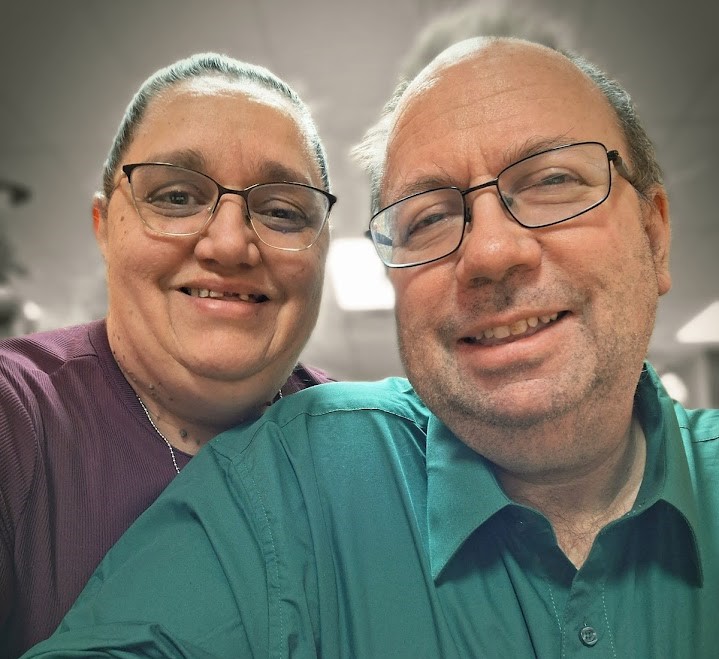 Husband and wife married for almost 25 years both diagnosed with the same rare cancer just four months apart - describing the experience of battling it together as surreal.