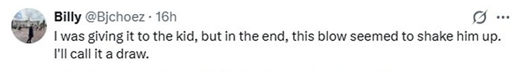 Social media comment on the post of Dad brawls with student outside a university in Mexico after his son lost an earlier fight on campus - footage shows the older man getting overpowered in viral street clash.