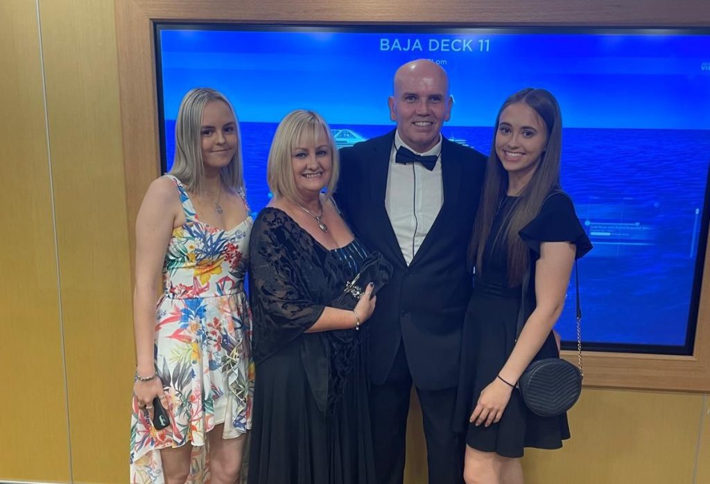 Stuart Hill suffered migraines for over 20 years before doctors found a brain tumour attached to his skull - now he struggles to speak after a stroke following surgery.