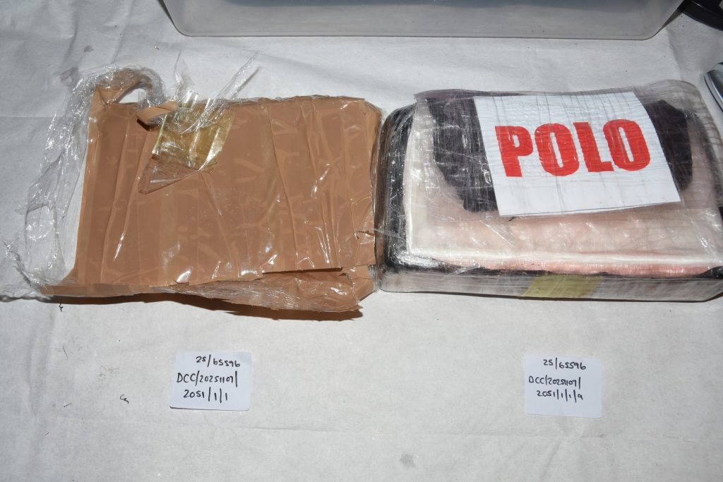 Drug dealer caught with cocaine in a Tesco bag for life before police found £500,000 worth hidden in a pink suitcase in his garden shed - now jailed for over five years.