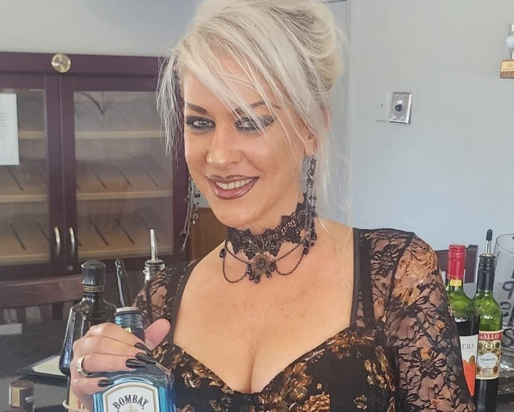 A grandmother stabbed her 76-year-old roommate to death after an argument, covered his body with a tarp and fled in his truck before being tracked down and arrested in Florida.