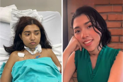 Rubi Rolgue was clinically dead for 10 minutes after blood clots blocked both lungs - and claims she spent five years living in a parallel universe before waking from her coma.