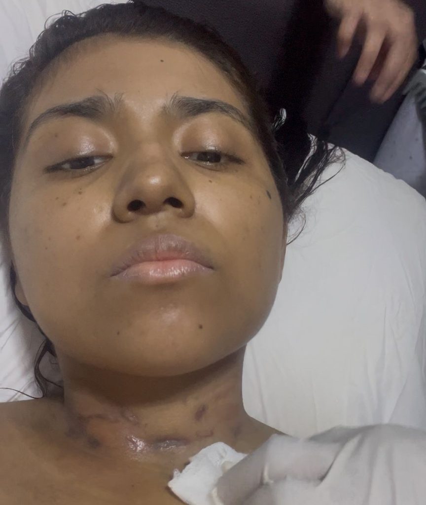 Rubi Rolgue was clinically dead for 10 minutes after blood clots blocked both lungs - and claims she spent five years living in a parallel universe before waking from her coma.