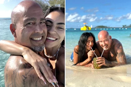 Christine, 34, and Eduardo, 59, met on a dating app and faced cruel insults over their 25-year age gap - but their love story is inspiring thousands to embrace love without shame.