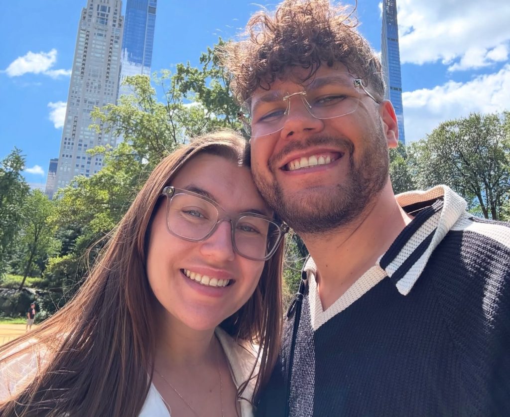 Influencer couple stranded in Dubai after flying in on day of Iran strikes - claim they do not follow news and now plan escape via Oman amid rising Gulf tensions.