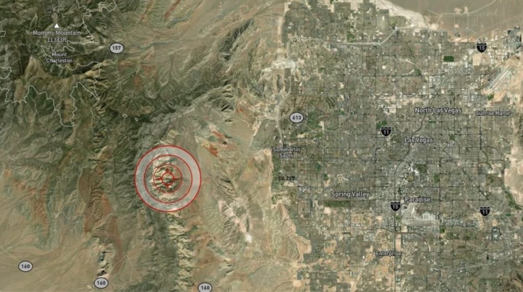 Lucky hiker rescued after plunging 50 feet into a canyon in Las Vegas - it took seven hours, a helicopter and specialist climbers to save him from 600 feet up the route.