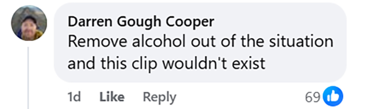 Social media comment on the post of Raging muscleman caught on camera nearly knocking out a man half his size in a late-night attack in Leeds - after appearing to take an instant dislike to his victim's hat.