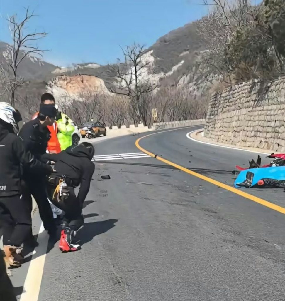 Motorbike influencer, 35, dies after crashing into barrier during test ...