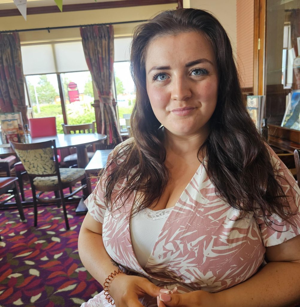 Husband of woman with Britain's biggest 36M breasts reveals his reaction to creepy messages - and why the couple may turn sleazy requests into a fortune for surgery funds.