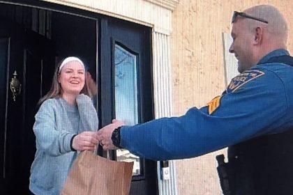 Police in Washington Township stepped in to deliver a DoorDash order after arresting the driver mid-delivery, surprising the customer with an unexpected knock at the door.