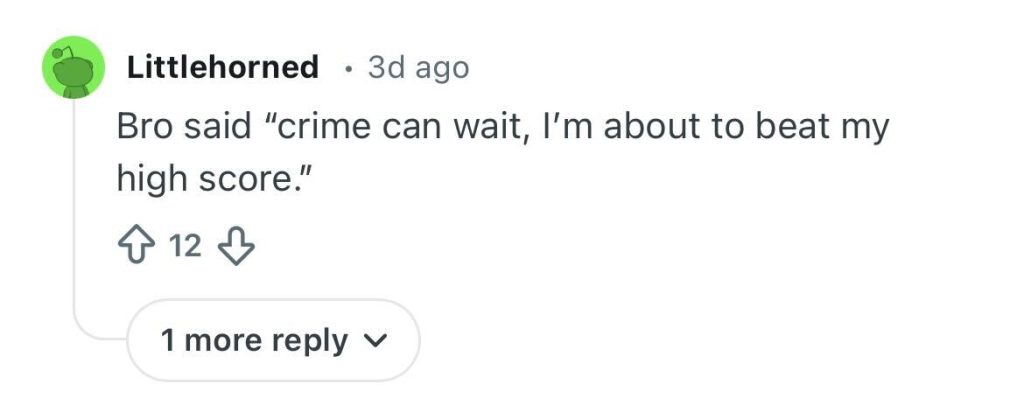 Social media comment on the post of A police officer was caught playing Beat Saber on a criminal's VR headset during a raid in Russia - while his colleagues arrested the suspect as cafe-goers watched awkwardly.
