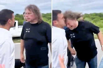 Federico Pelli was left with a broken nose after being headbutted while delivering aid to flood victims in Tucumán Province during a tense confrontation.